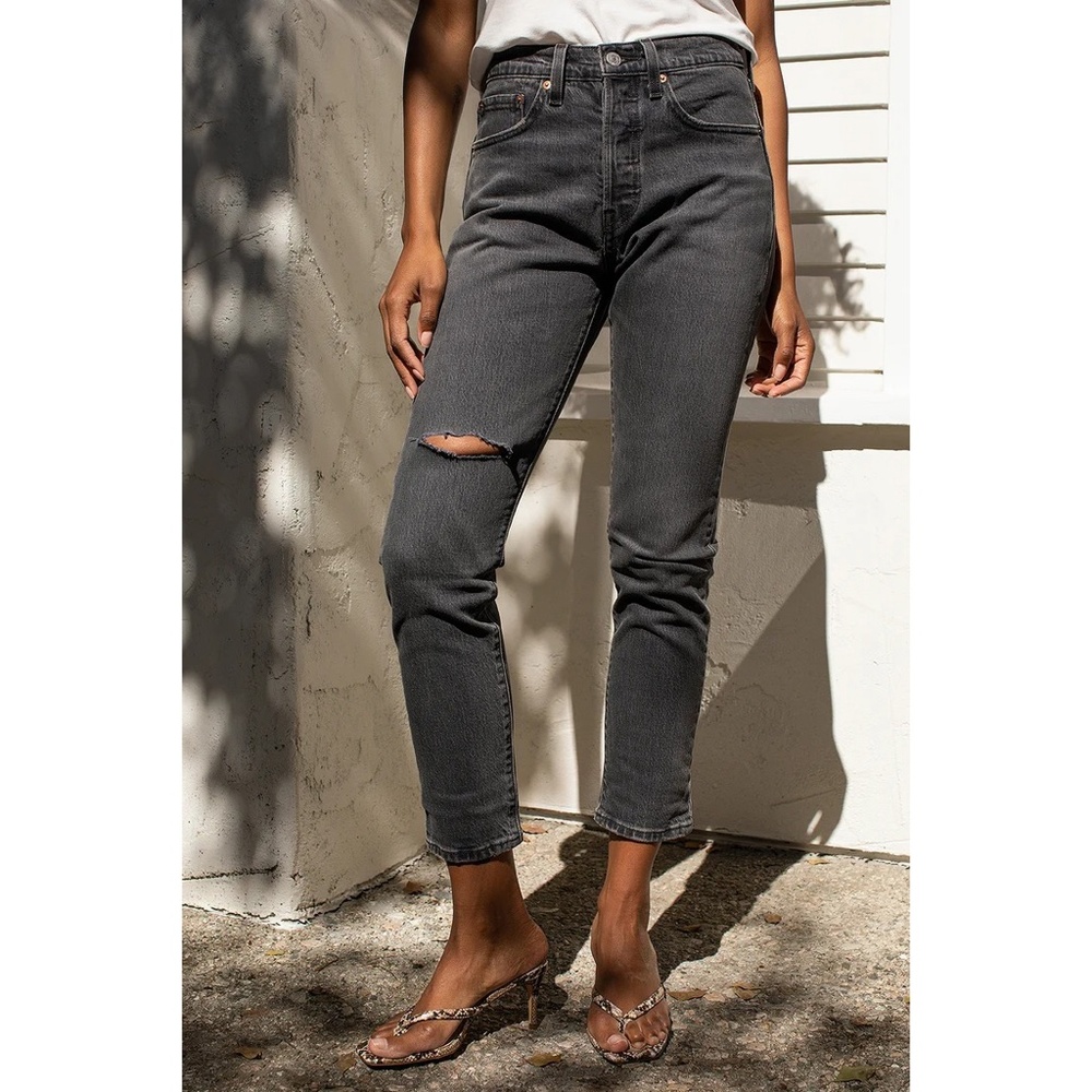 NWT Levi's 501 Skinny in Dark Side of the Moon